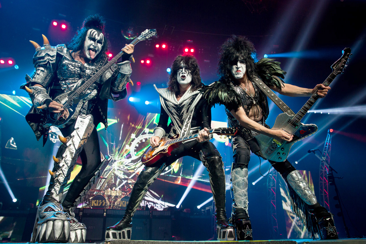 kiss perform live at allphones arena
